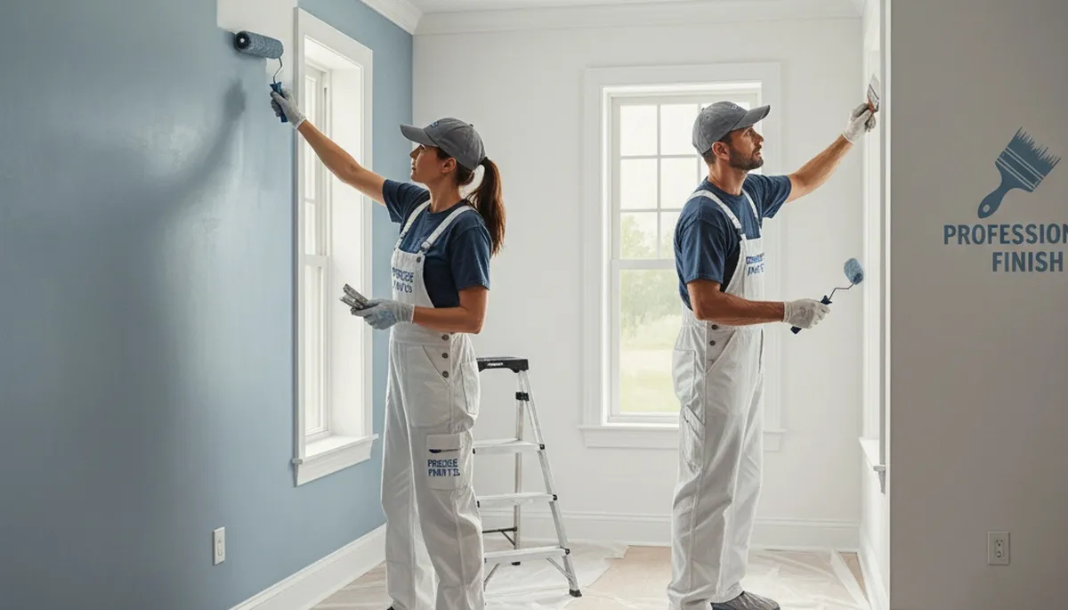 Interior house painting in Redding, CA by Redding Paint Pros for durable wall color and protection