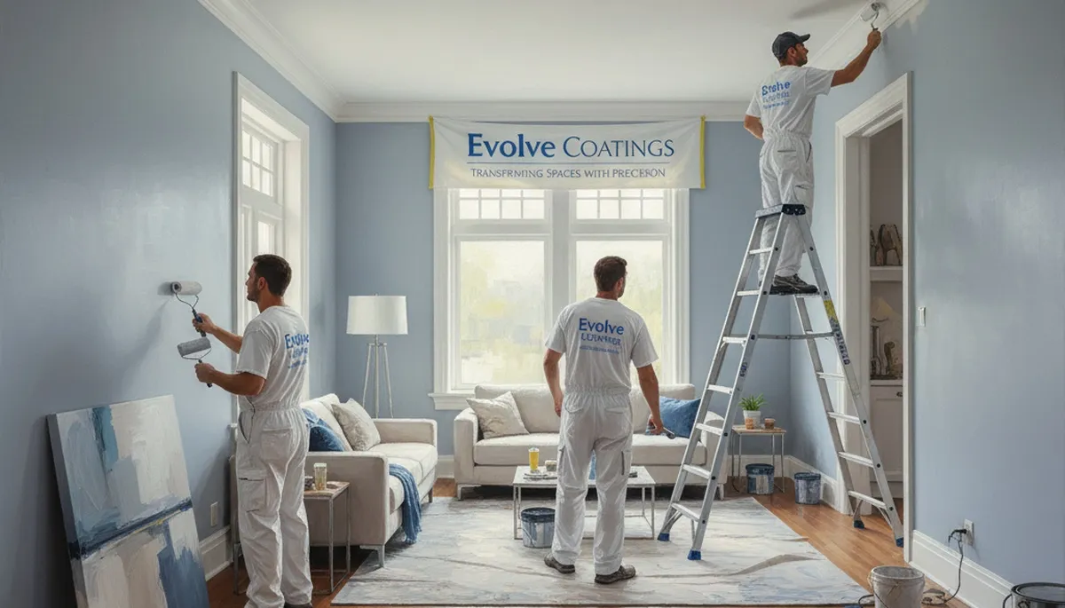 Interior house painting in Redding, CA by Redding Paint Pros for durable, fresh wall color